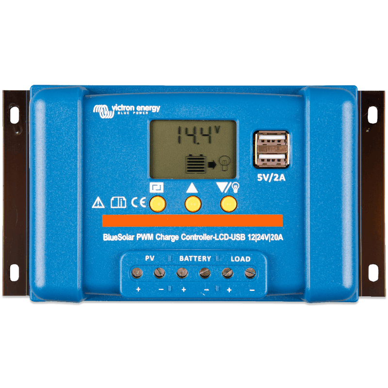 Victron PWM solární regulátor BlueSolar LCD&USB 20 A