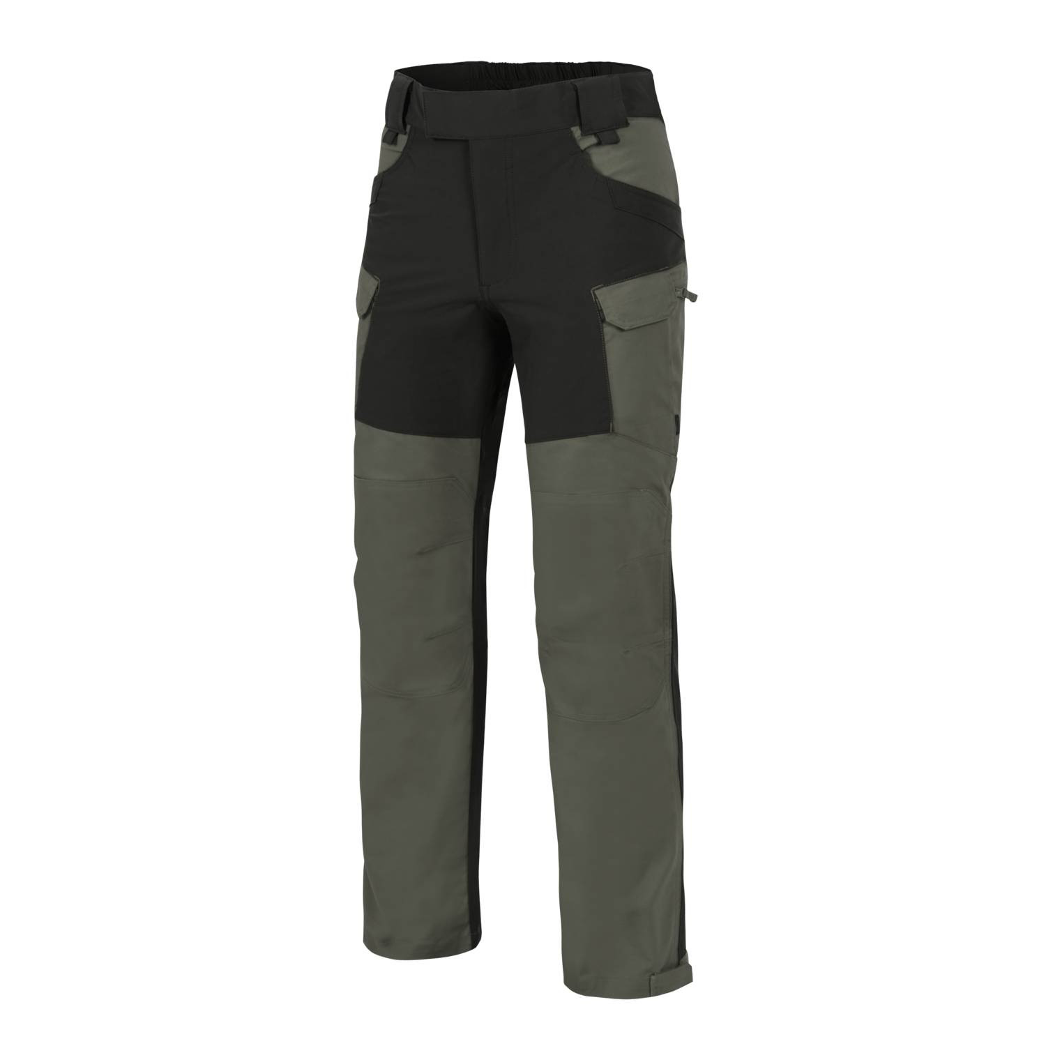 Helikon-Tex® Kalhoty Helikon HYBRID OUTBACK PANTS DuraCanvas - Taiga Green / Black Velikost: XXXL/REGULAR