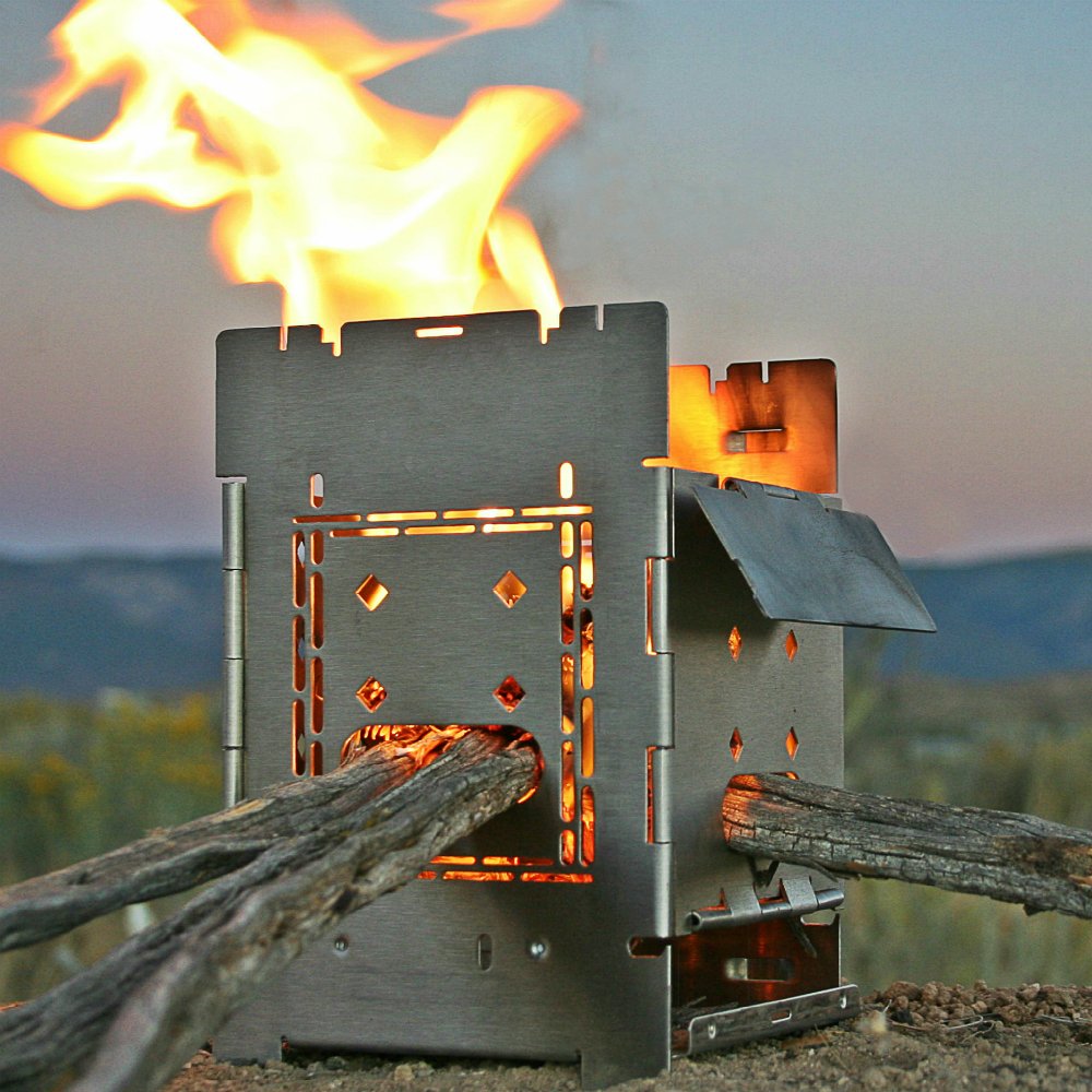 Firebox Outdoors Dřívkač G2 Folding Stove Dřevo