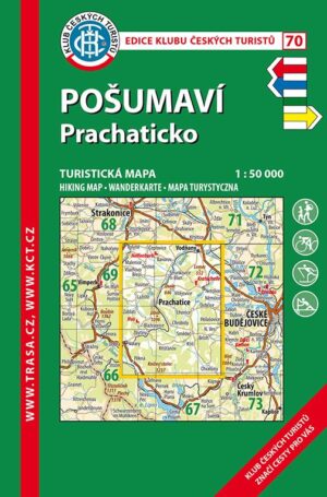 Trasa - KČT Turistická mapa - Pošumaví - Prachaticko