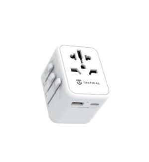 Tactical Cestovní adaptér PTP Travel Adapter White