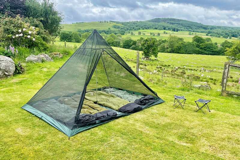 DD Hammocks Vnitřní stan / tropiko SuperLight XXL Pyramid Mesh Tent