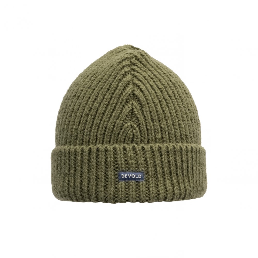 Devold Čepice Nansen Wool Beanie - Olive