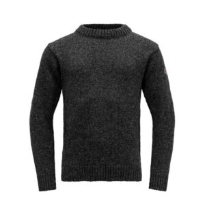 Devold Vlněný svetr Nansen Wool Sweater - Anthracite Velikost: M