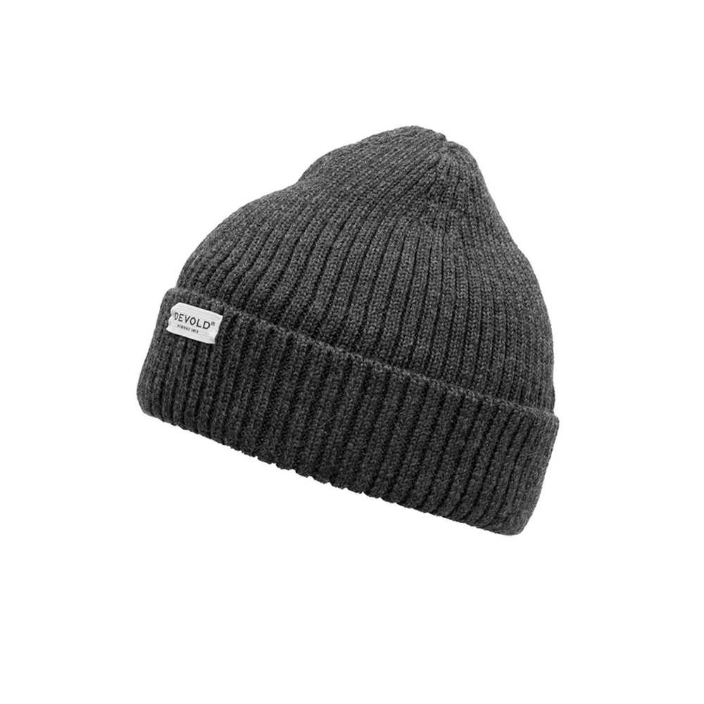 Devold Čepice Skolma Merino Beanie - Anthracite