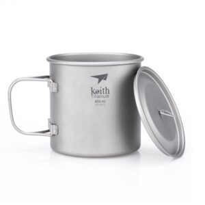 Keith Titanový hrnek s víčkem Mug 650 ml