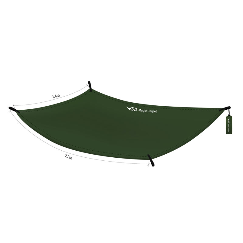 DD Hammocks Voděodolná podložka Magic Carpet XL 220x140 cm