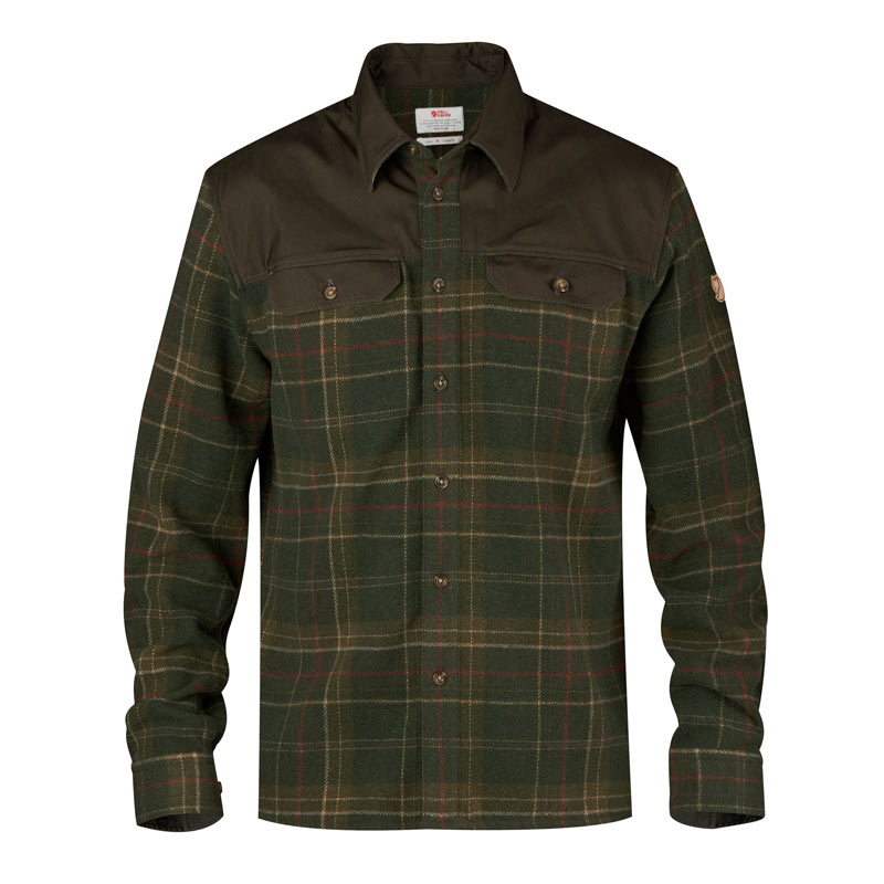 Fjällräven Košile Granit Shirt - Green Velikost: M