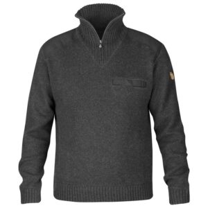 Fjällräven Svetr Koster Sweater - Dark Grey Velikost: XXL