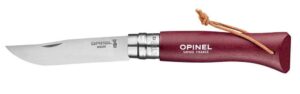 Opinel Zavírací nůž Vri N°08 Trekking burgundská