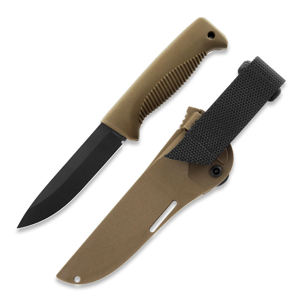 Peltonen Knives Nůž Sissipuukko M07 (PTFE 2024) Ranger Knife Coyote - kompozitní pouzdro FJP121