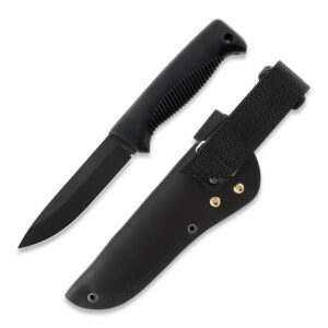 Peltonen Knives Nůž Sissipuukko M07 (PTFE 2024) Ranger Knife Black - kožené pouzdro FJP003