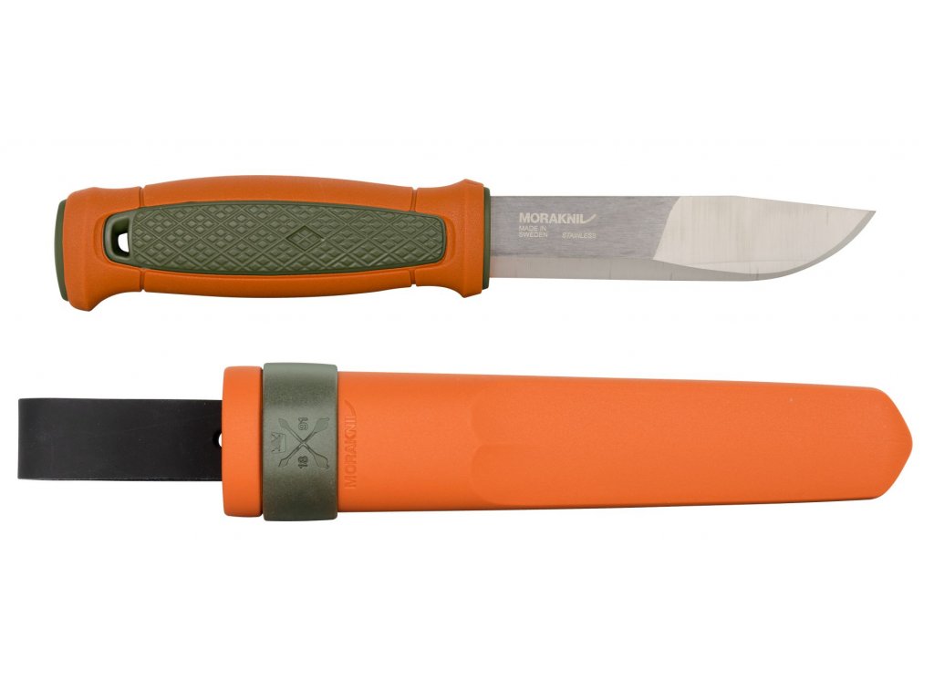 Morakniv Lovecký nůž Hunting Kansbol (S) Burnt Orange/Olive Green