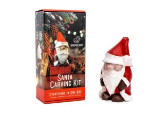 BeaverCraft Dárková vyřezávací sada DIY06 Santa - Santa Carving Hobby Kit