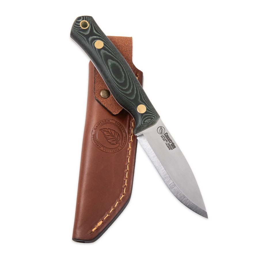 Casström Nůž No.8 SFK - Green Micarta