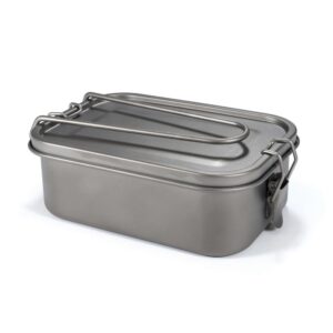 Origin Outdoors Titanový multifunkční jídelní box LunchBox 2 in 1 Titan - 800 ml