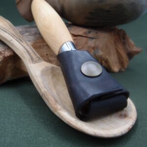 JUBÖ Kožené pouzdro na řezbářské nože Beavercraft Spoon Carving SK1 a Morakniv Carving Varianta: Morakniv 163