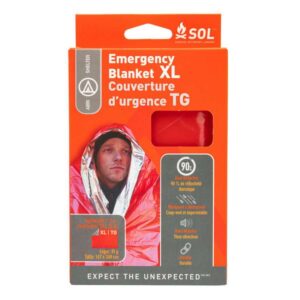 S.O.L. Survive Outdoors Longer Termofólie a nouzová přikrývka pro 2 osoby S.O.L. Emergency Blanket XL