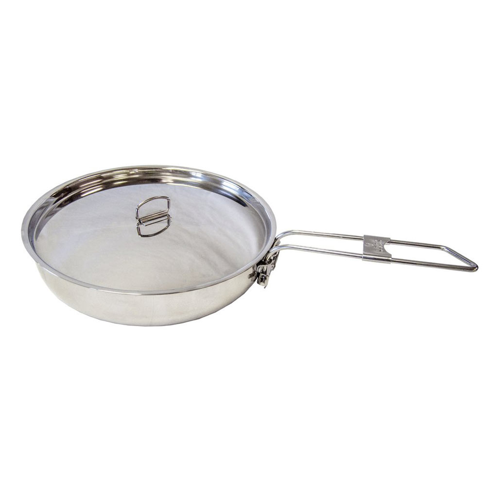 PATHFINDER SCHOOL Pánev s poklicí PATHFINDER Folding Skillet and Lid Set