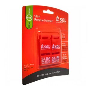 S.O.L. Survive Outdoors Longer Píšťalka S.O.L. SLIM Rescue Howler - 2 ks