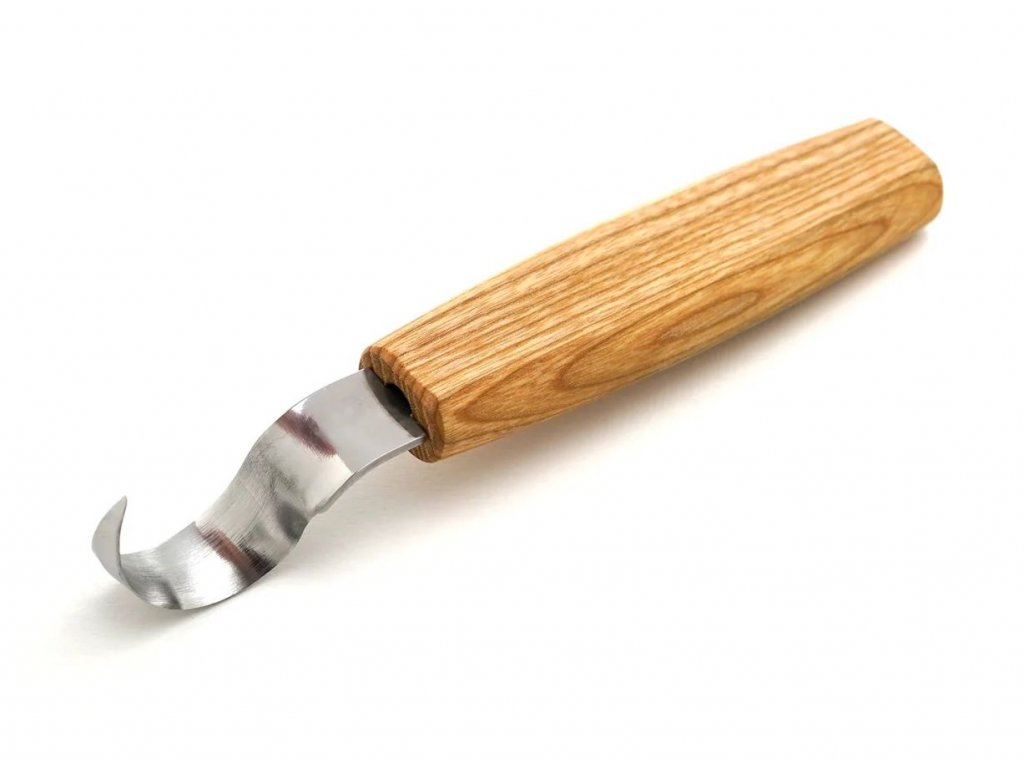 BeaverCraft Lžičkový nůž SK1 - Spoon Carving Knife 25 mm Příslušenství: s koženým pouzdrem