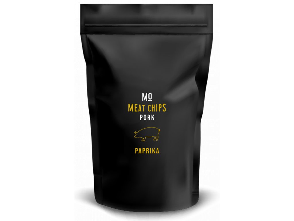 MO Jerky Sušené maso Meat chips pork paprika 100 g